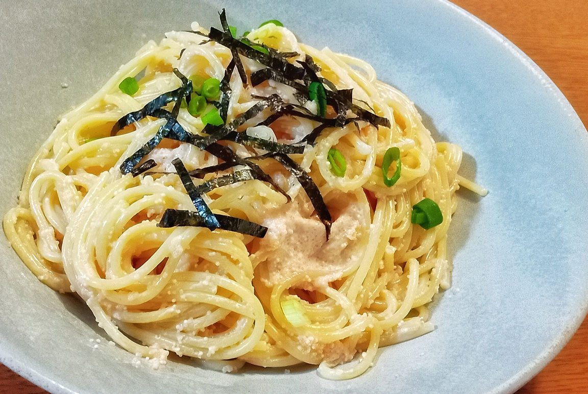 たらこのパスタ